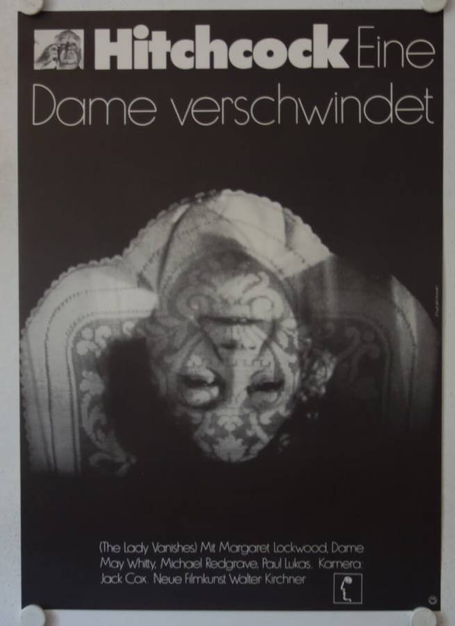 The Lady vanishes re-release german movie poster